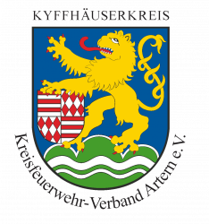 Wappen des Kreisfeuerwehrverbandes Kyffhäuserkreis - Artern